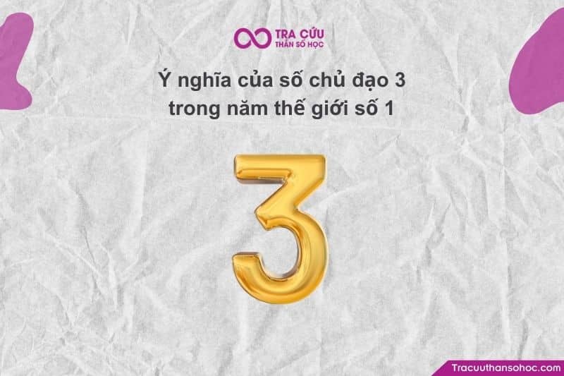 Số chủ đạo 3 và Năm thế giới số 1 tạo nên một nguồn năng lượng cực kỳ bùng nổ, đầy cảm hứng và mang tính khởi đầu mạnh mẽ. Số chủ đạo 3 và Năm thế giới số 1 tạo nên một nguồn năng lượng cực kỳ bùng nổ, đầy cảm hứng và mang tính khởi đầu mạnh mẽ.
