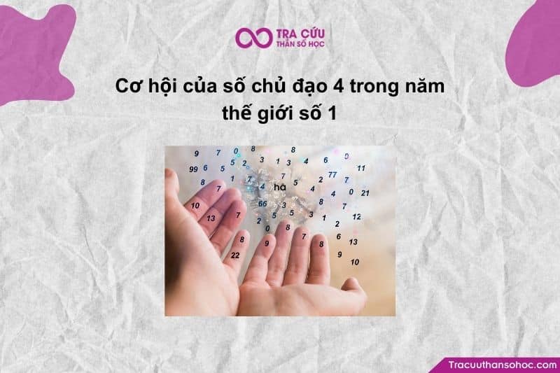 Trong năm thế giới số 1, người mang Số chủ đạo 4 đang đứng trước một "cánh cửa kép" Trong năm thế giới số 1, người mang Số chủ đạo 4 đang đứng trước một "cánh cửa kép"