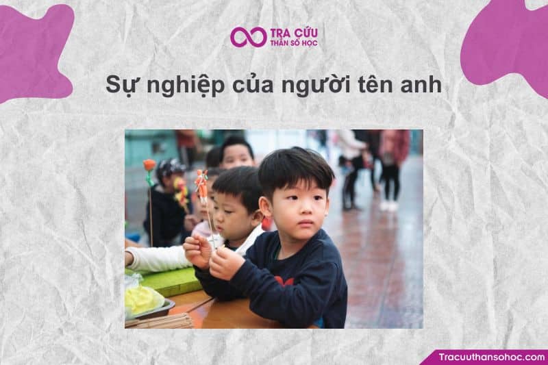 Sự nghiệp của người tên Anh (thường mang năng lượng Thần số học số 5) thường gắn với sự linh hoạt, sáng tạo và khả năng thích nghi rất tốt. Sự nghiệp của người tên Anh (thường mang năng lượng Thần số học số 5) thường gắn với sự linh hoạt, sáng tạo và khả năng thích nghi rất tốt.