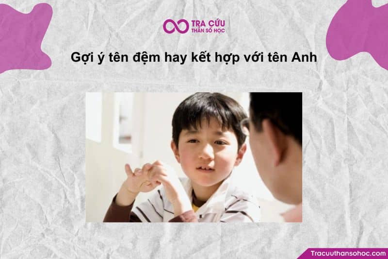 Gợi ý tên đệm hay kết hợp với Anh Gợi ý tên đệm hay kết hợp với Anh